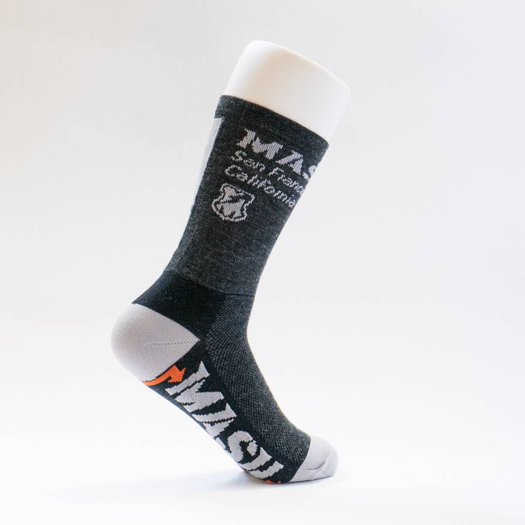 MASH Multi-Stripe Wool High Socks