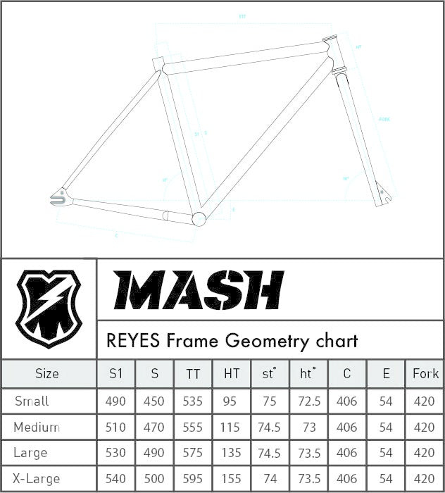 MASH Reyes Steel Frameset