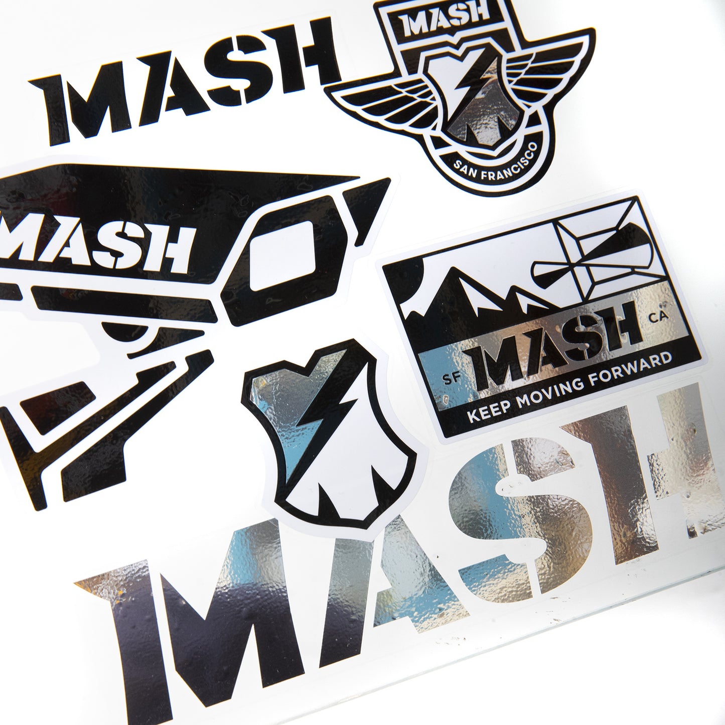 MASH Sticker Packs in 4 Colors