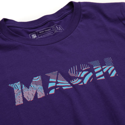 MASH Noise T-Shirt Purple