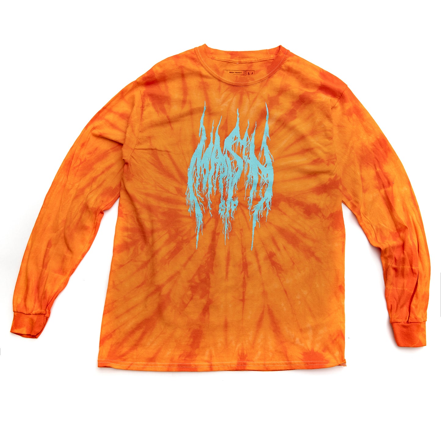 MASH Metal Long Sleeve Orange Spider Dye