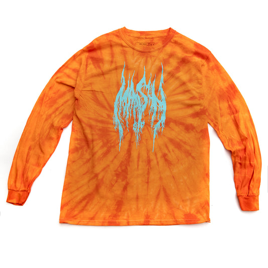 MASH Metal Long Sleeve Orange Spider Dye