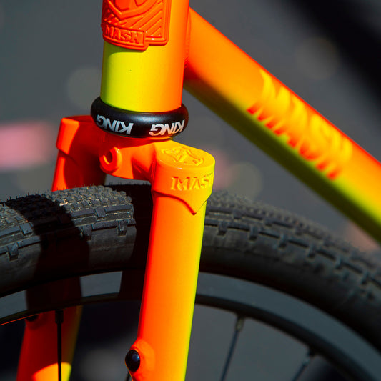 MASH Steel Frameset Neon Orange/Yellow Fade