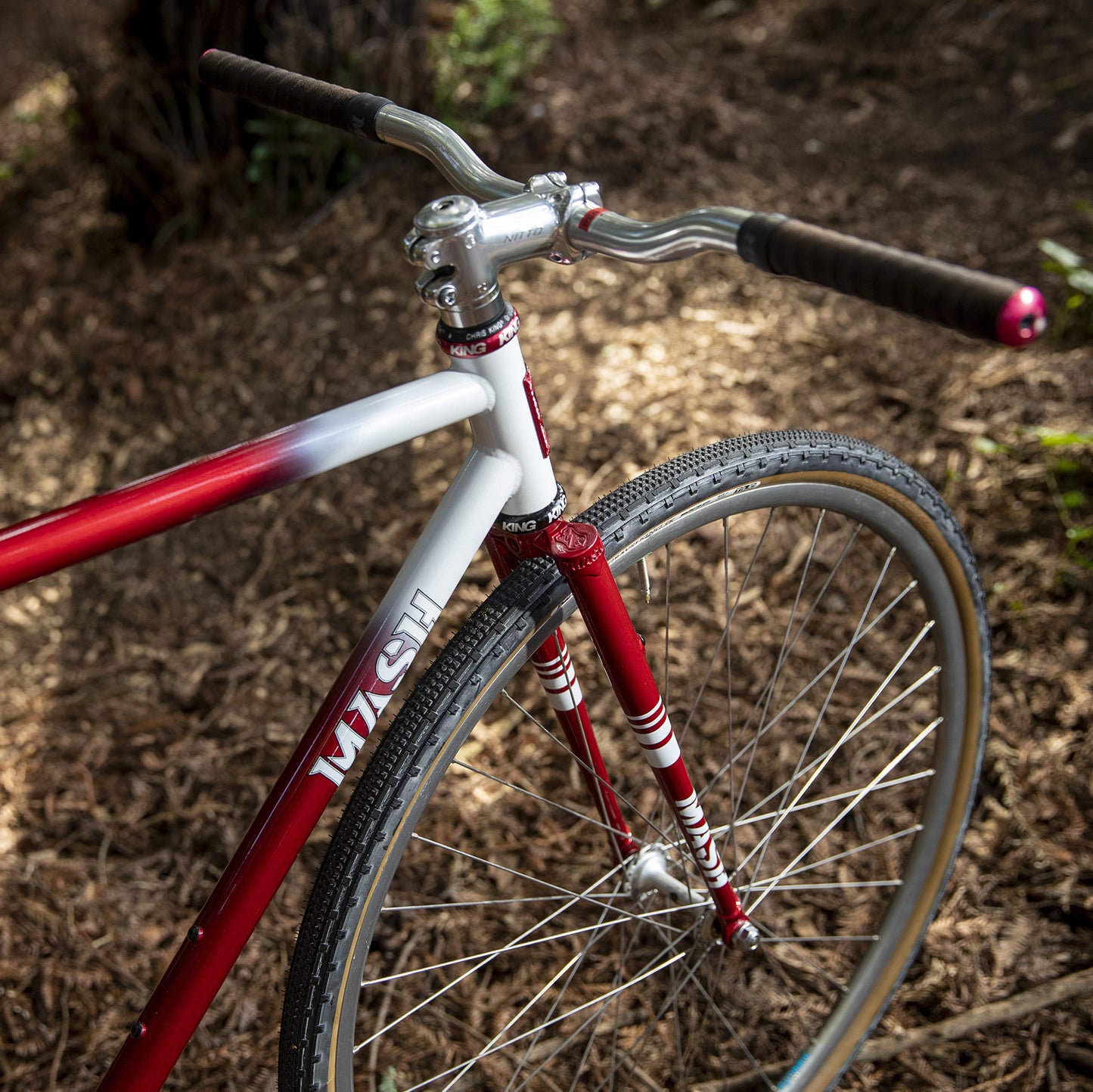 MASH Steel Frameset Red/White