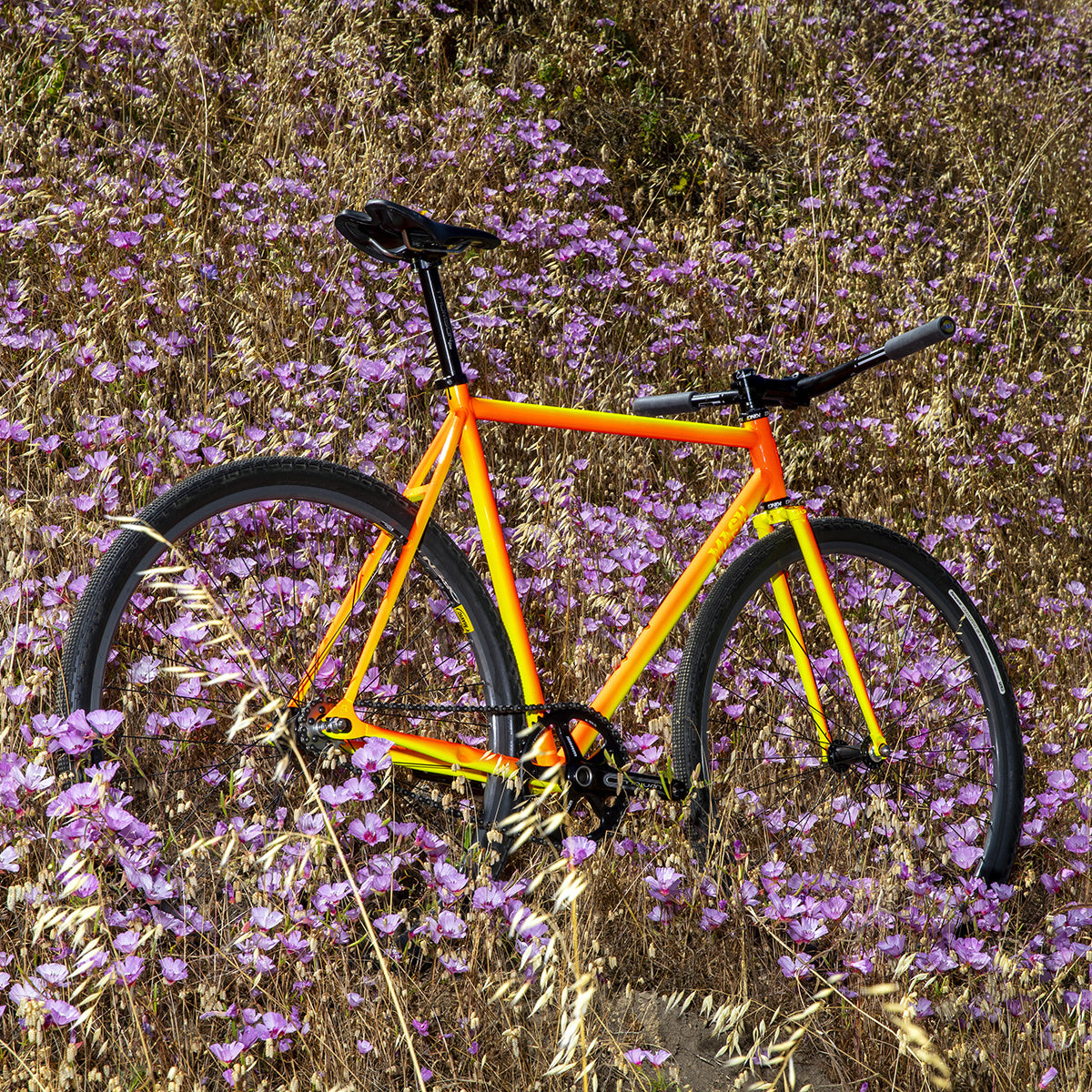 MASH Steel Frameset Neon Orange/Yellow Fade