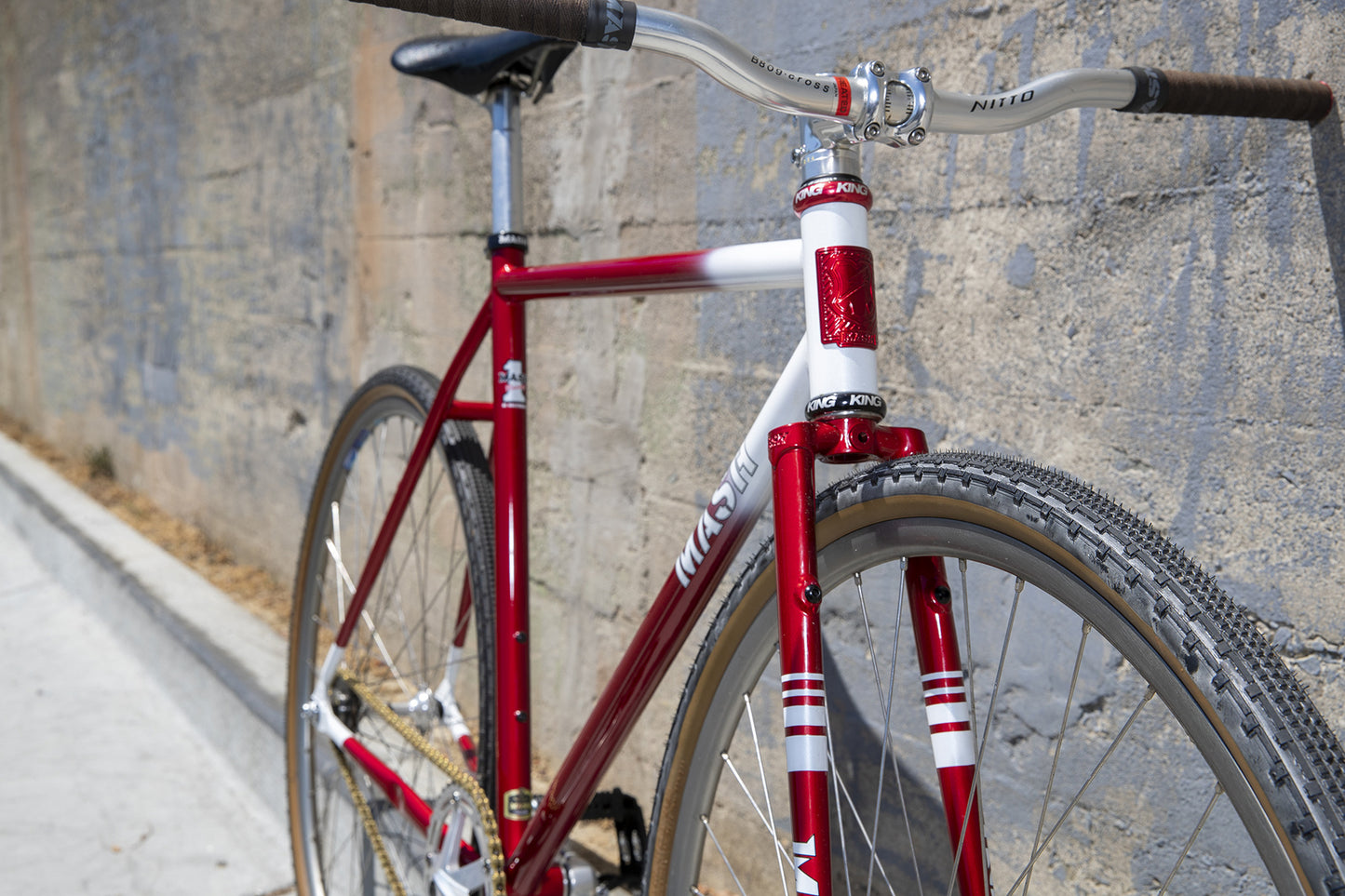 MASH Steel Frameset Red/White