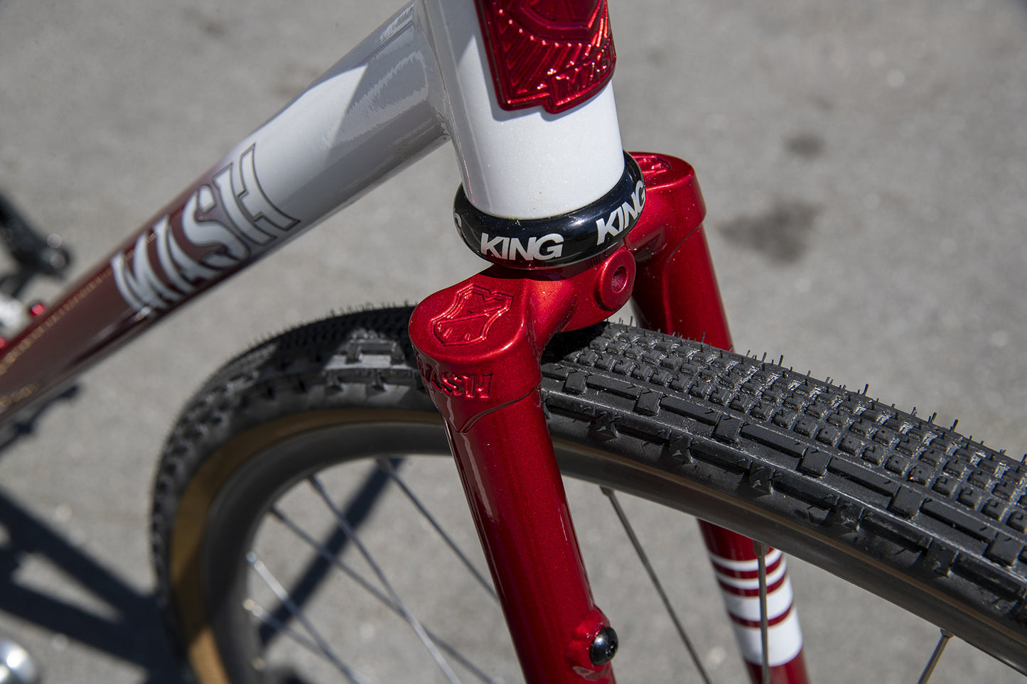 MASH Steel Frameset Red/White