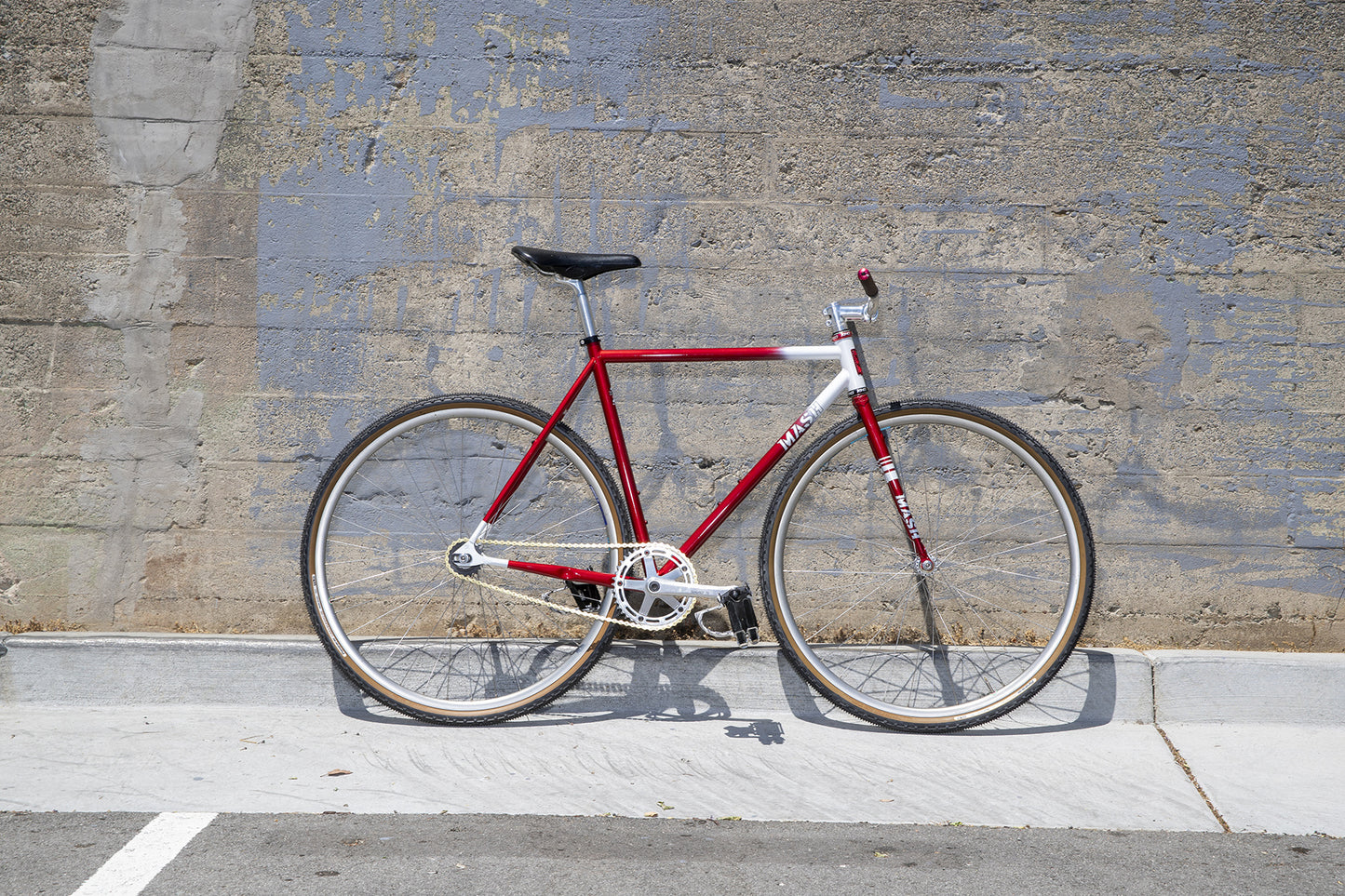 MASH Steel Frameset Red/White