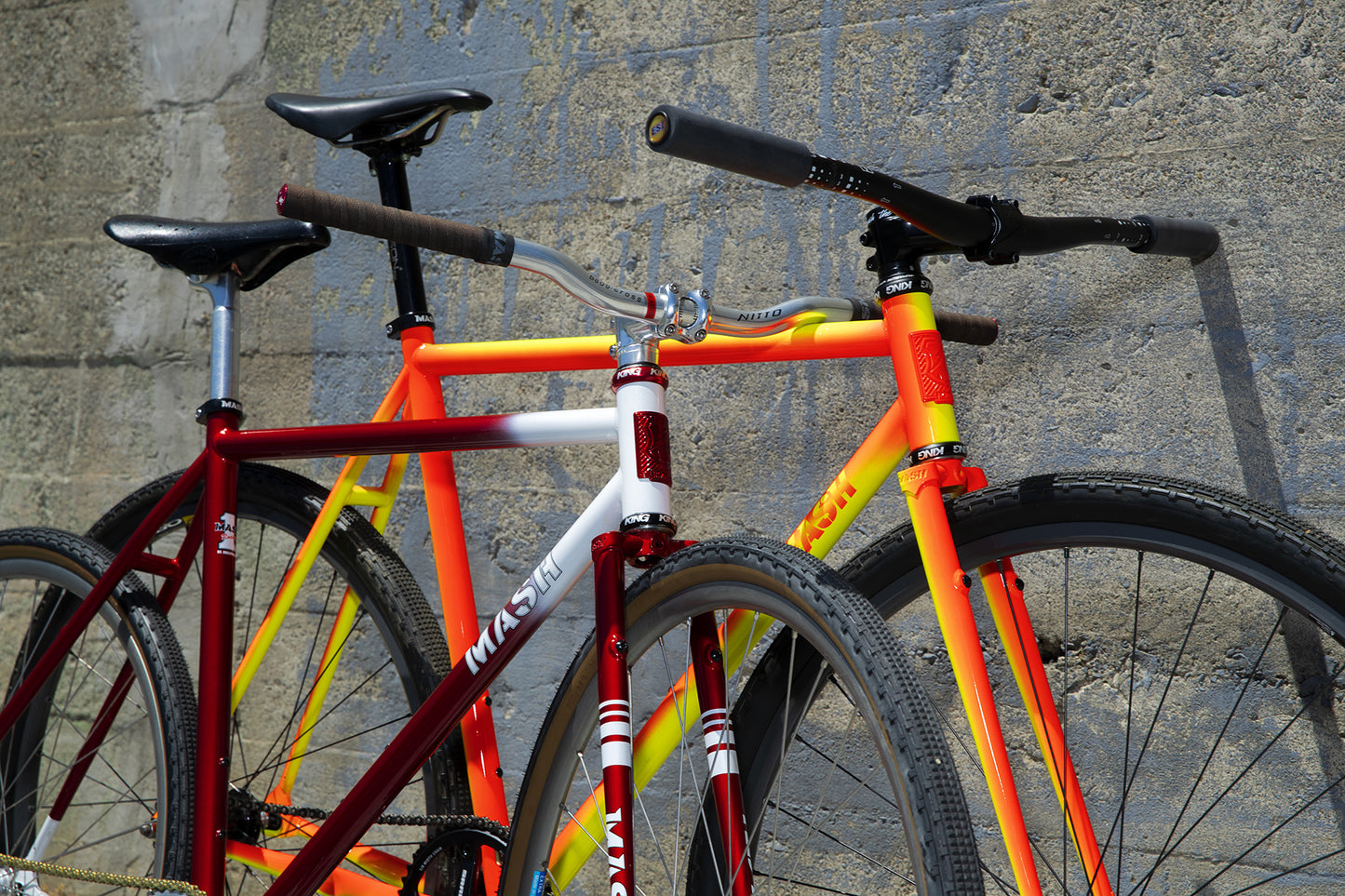 MASH Steel Frameset Red/White