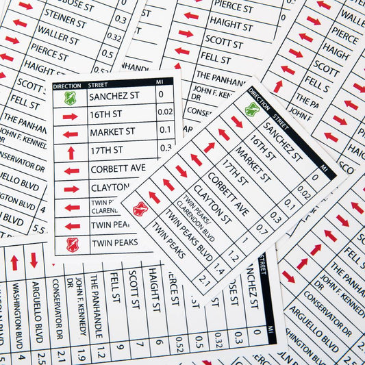 MASH Route Stickers