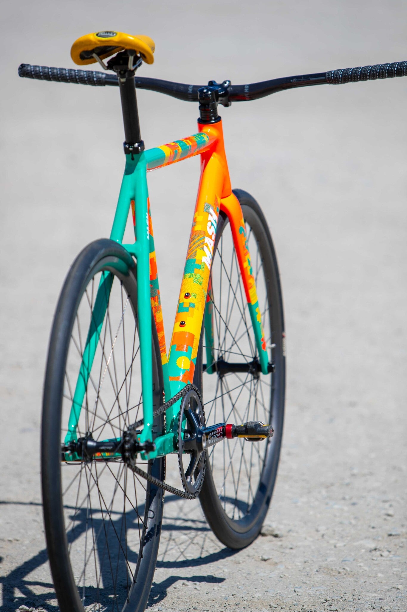 MASH AC-4 Frameset Neon Orange Algae