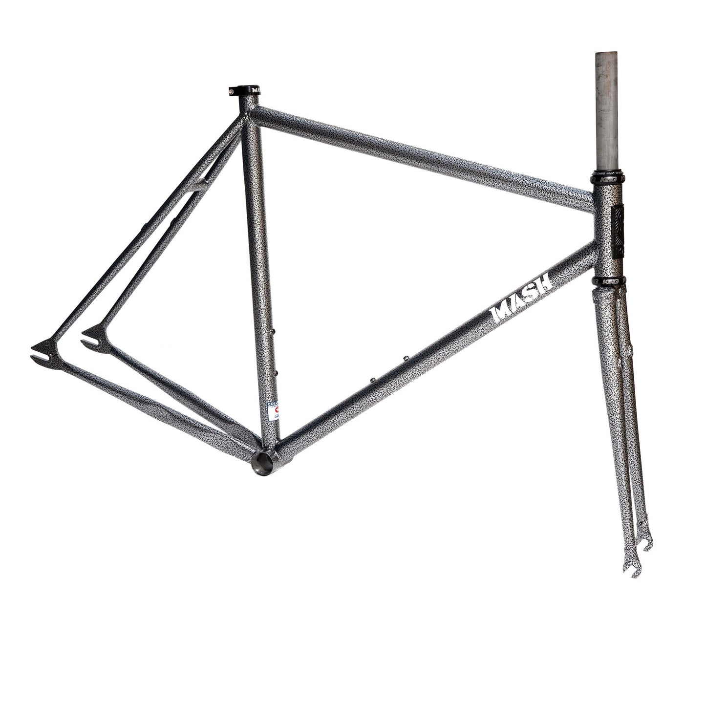 MASH Steel Frame Set Black Rainbow Flake