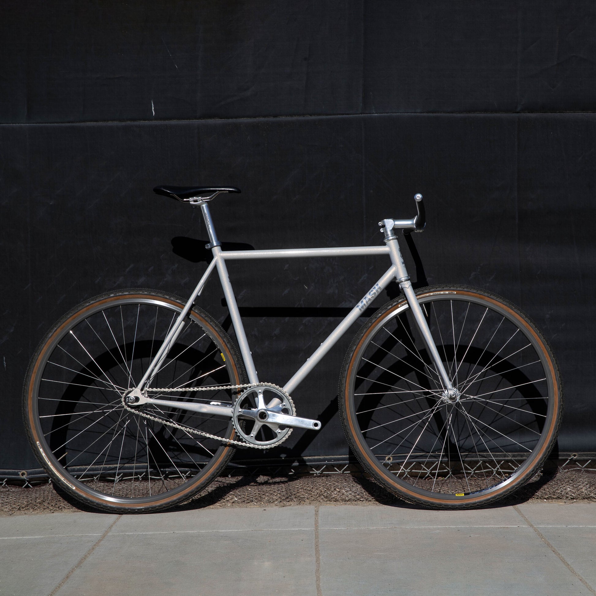 mash fixed gear MASH Steel Frameset Pearl Fog