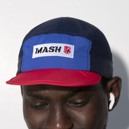 MASH FOLDABLE HAT Blue Red