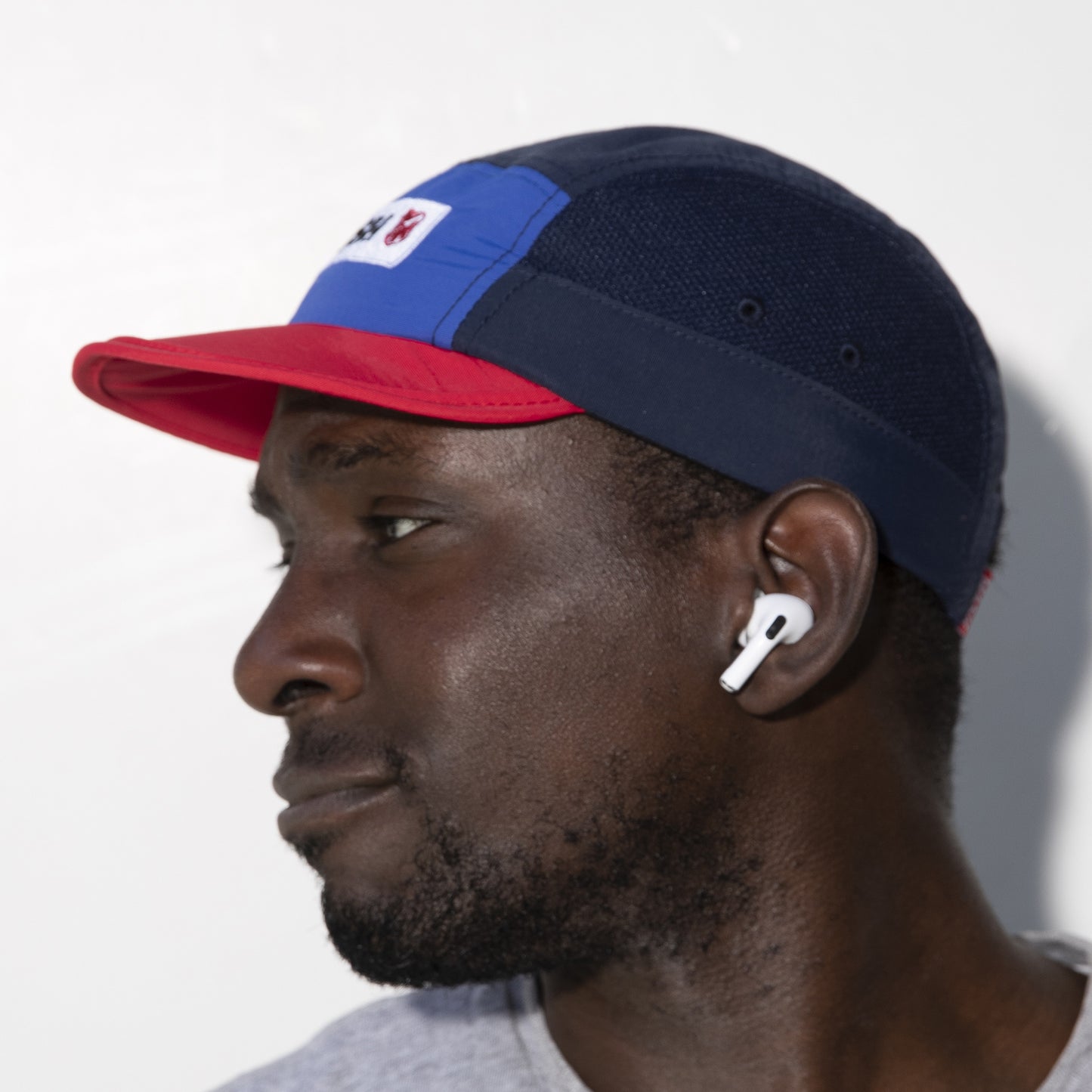 MASH FOLDABLE HAT Blue Red