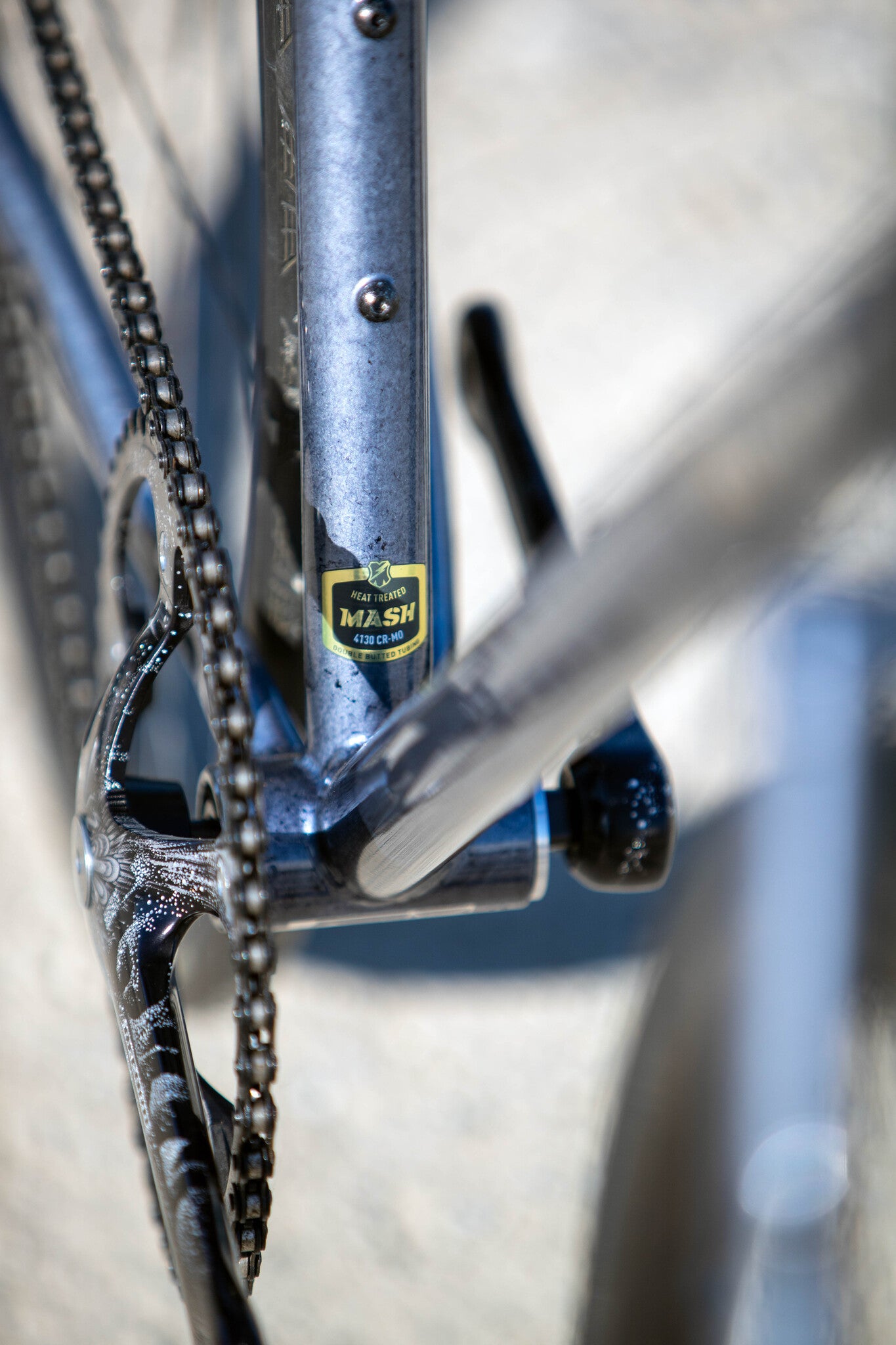MASH Steel Frameset Silver Float