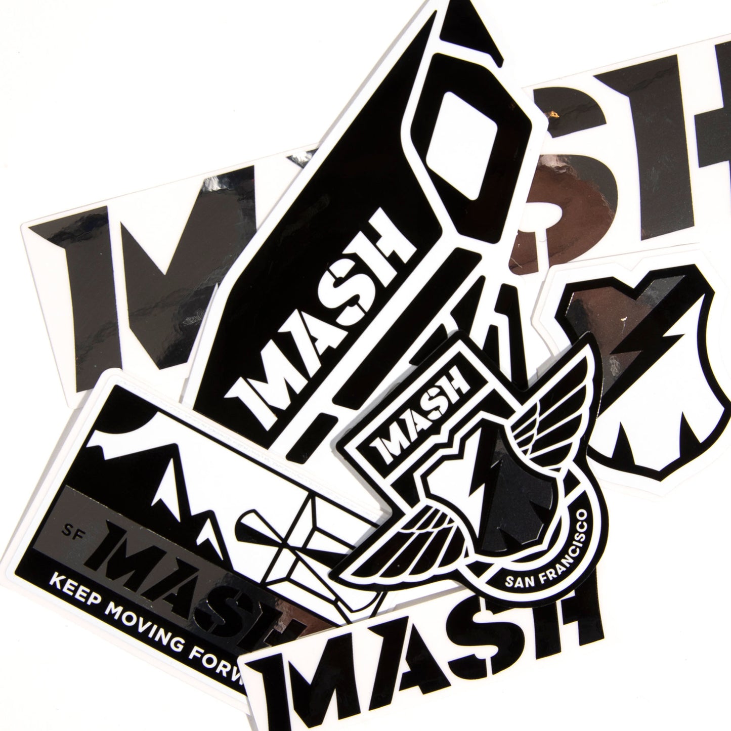 MASH Sticker Packs in 4 Colors