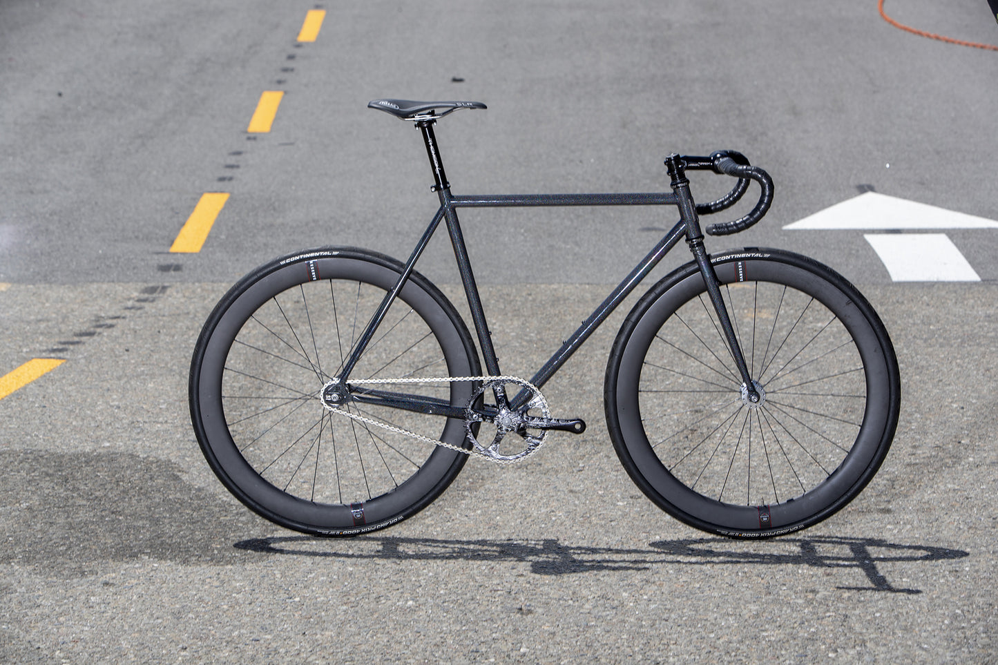 MASH Steel Frame Set Black Rainbow Flake