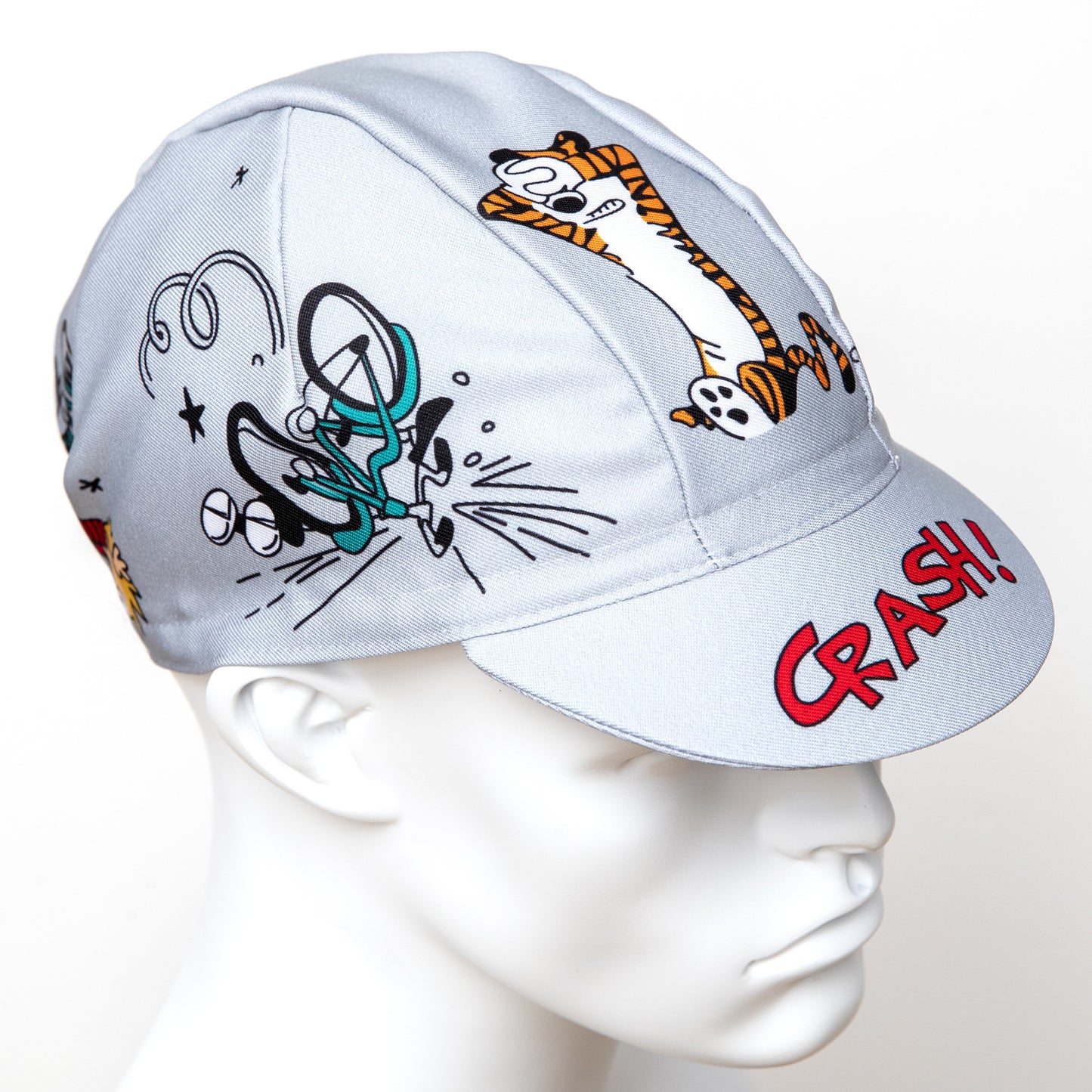 MASH CRASH Cycling Cap Gray