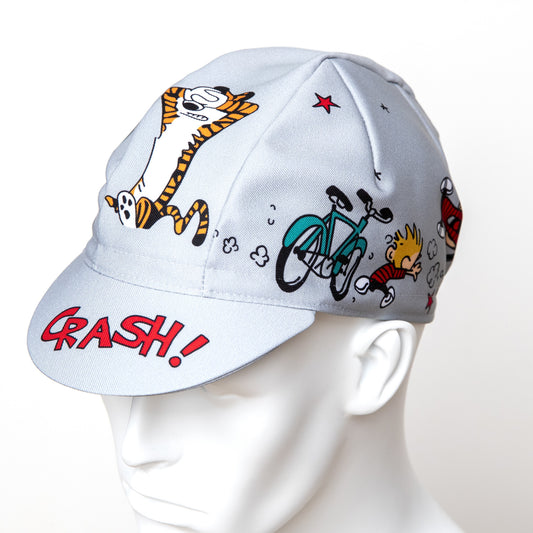 MASH CRASH Cycling Cap Gray