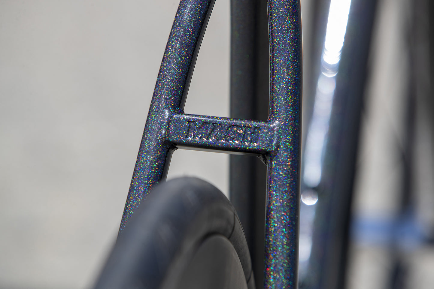 MASH Steel Frame Set Black Rainbow Flake
