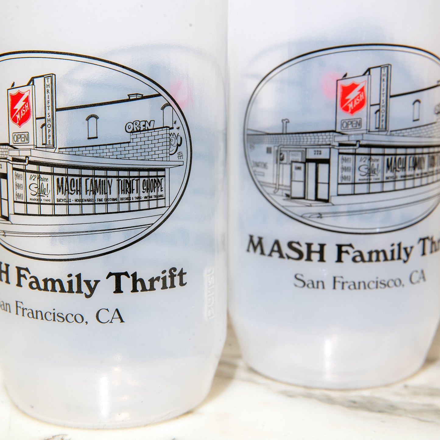 MASH Thrift 22oz Purist Bottle Clear