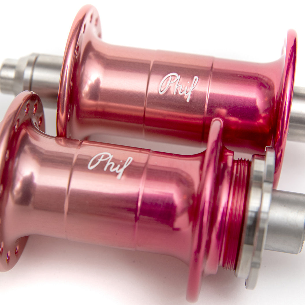 MASH Phil Rose Fade L/F 28H Fix/Fix Hub Pair
