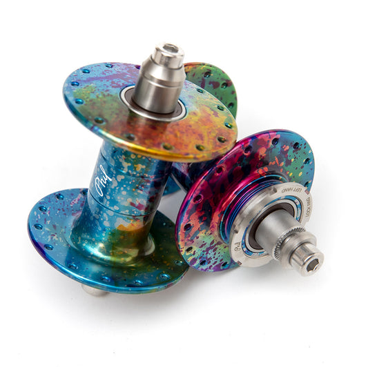 MASH Phil Rainbow H/F 28H Fix/Fix Hub Pair