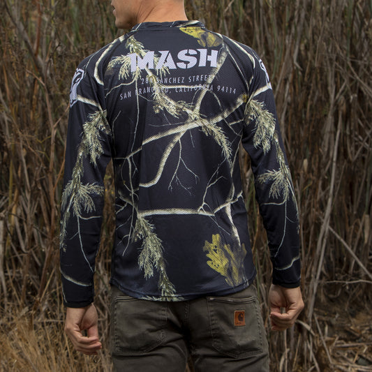 MASH Night Camo B+W Jersey Long Sleeve