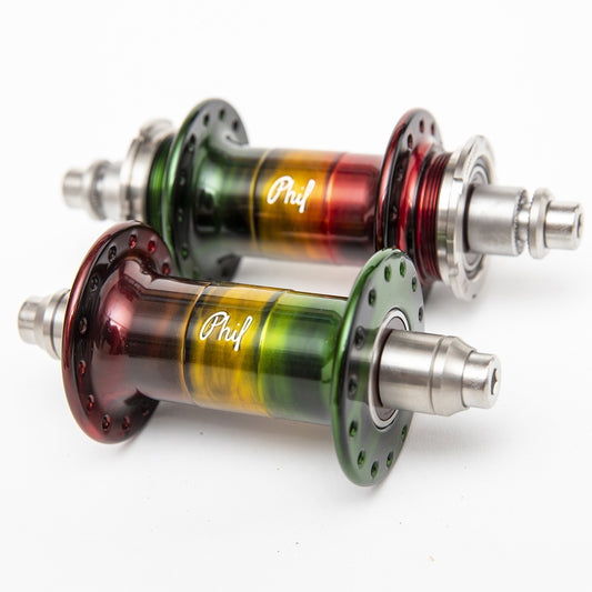 MASH x Phil Wood Fix/Fix Hubset Rasta 28H