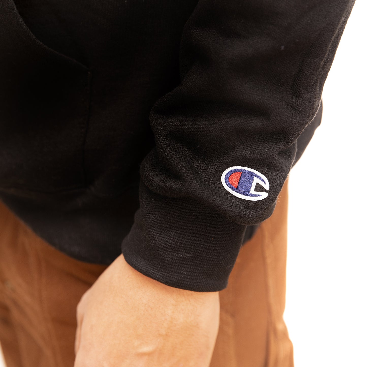 MASH Bolt Hoodie Champion Black with Reflective