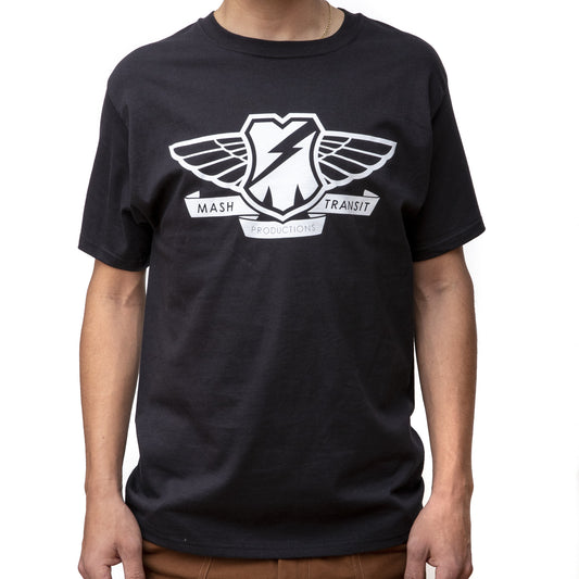 MASH Transit Wings T-Shirt Black