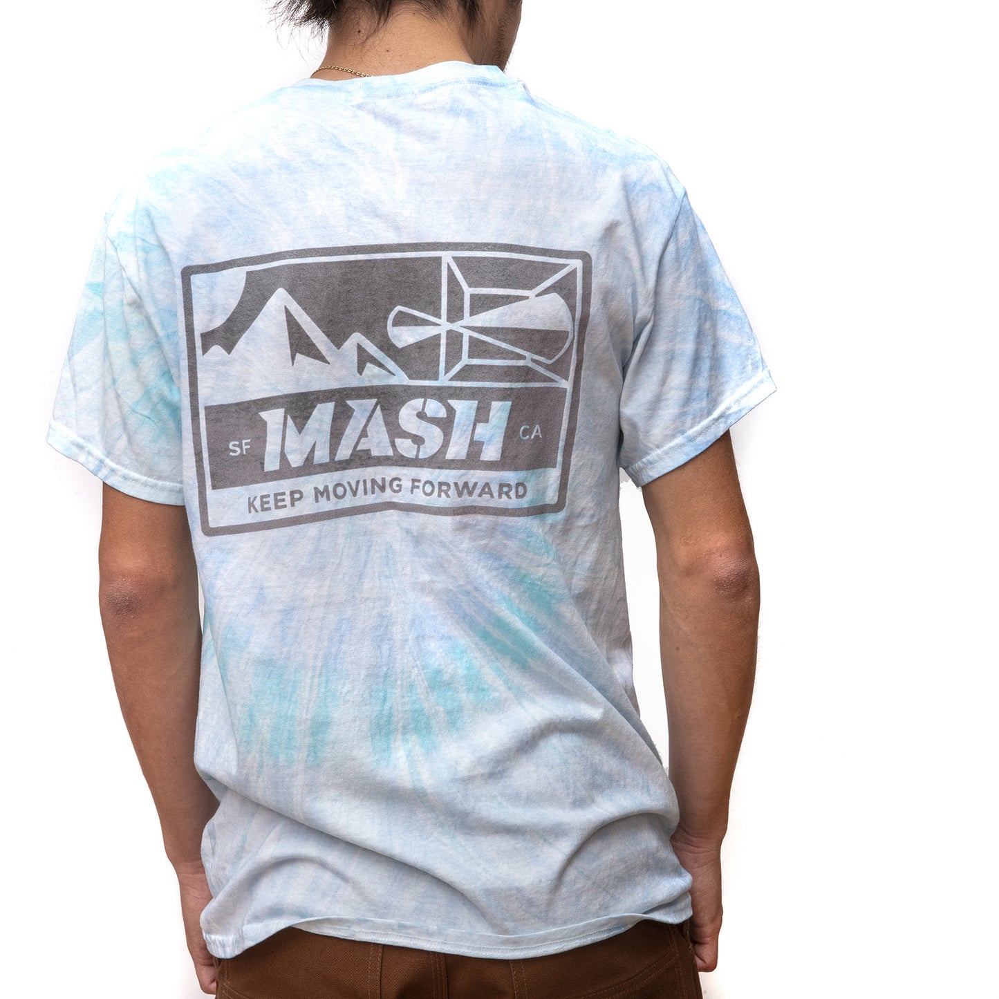 MASH Bolt T-Shirt Faded Tie Dye and Reflective