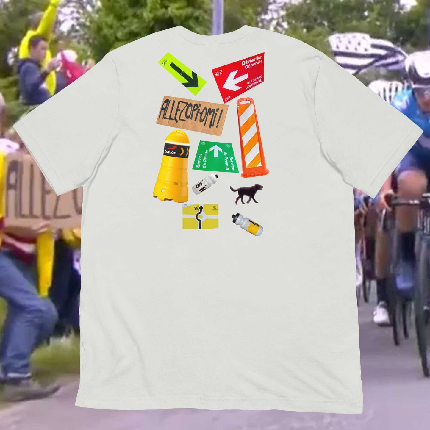 MASH TDF T-Shirt Silver Gray