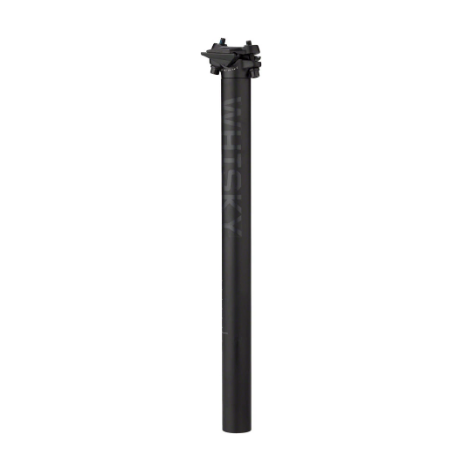 WHISKY No.7 Alloy Seatpost - 27.2 x 400mm, 0mm Offset, Matte Black