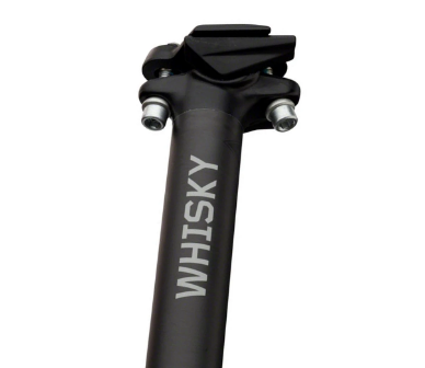 WHISKY No.7 Alloy Seatpost - 27.2 x 400mm, 0mm Offset, Matte Black