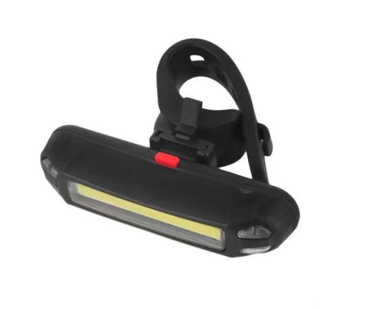 COMET RED + WHITE USB Rechargeable Bike Light