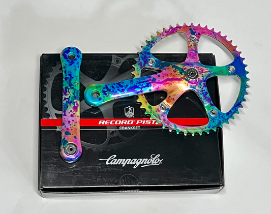 Campagnolo Record Crankset 165/49 Mulit-Color