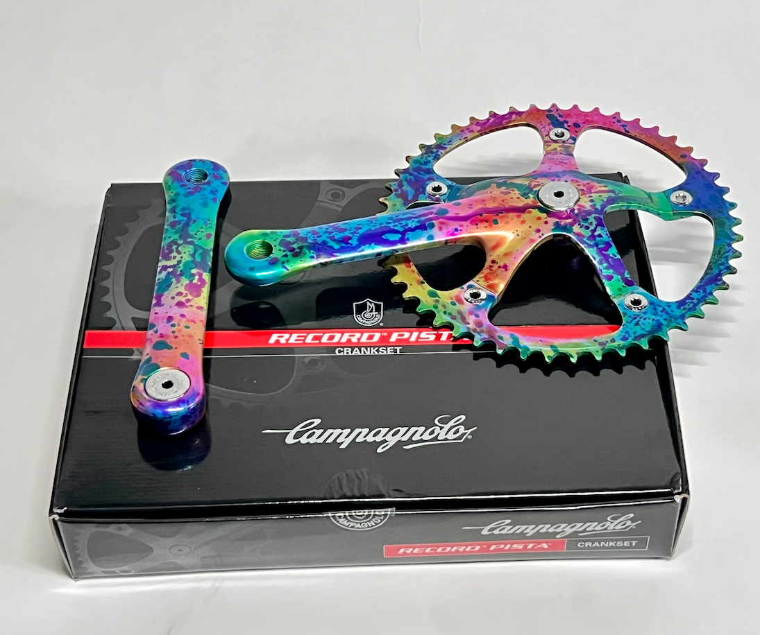 Campagnolo Record Crankset 165/49 Mulit-Color