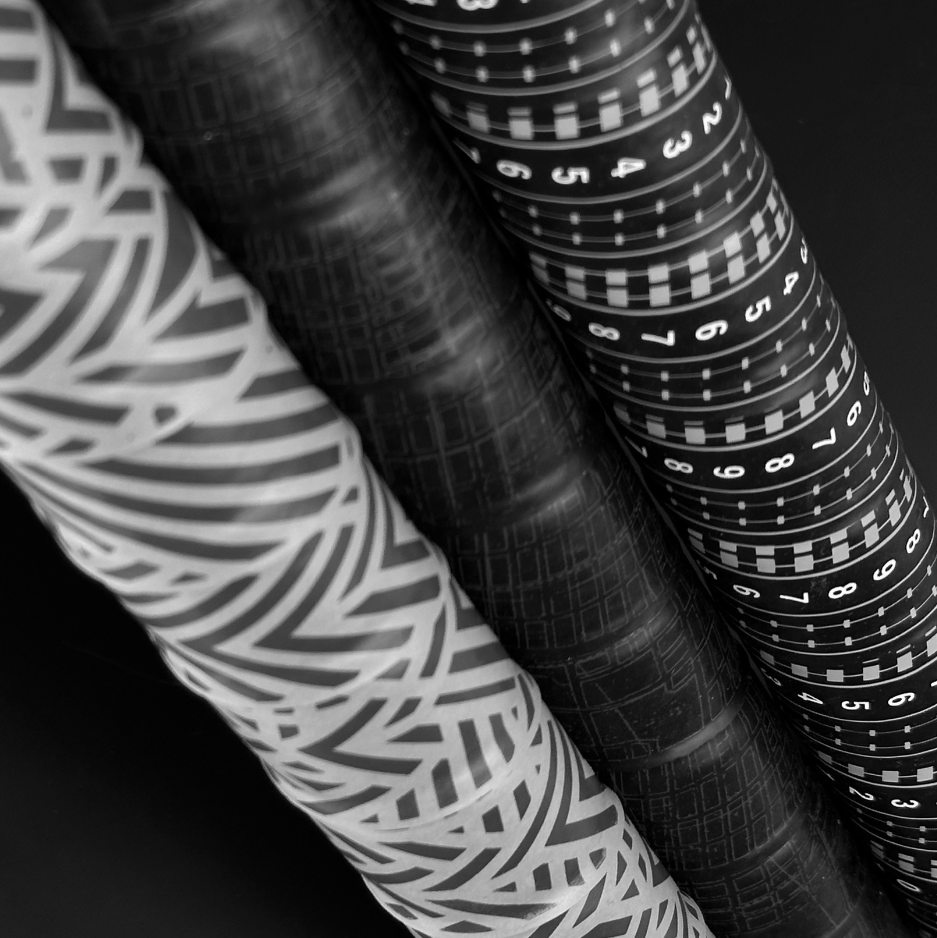 MASH Trees Tape, Gray + Black