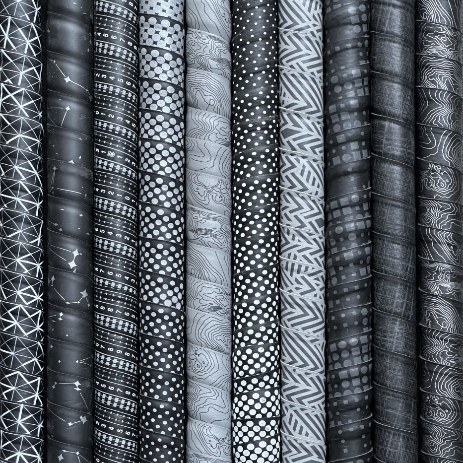 MASH Lens Tape Black with Gray + White