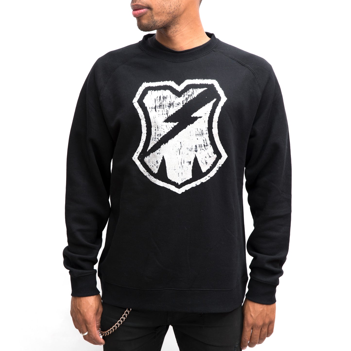 MASH Crewneck Black + Silver