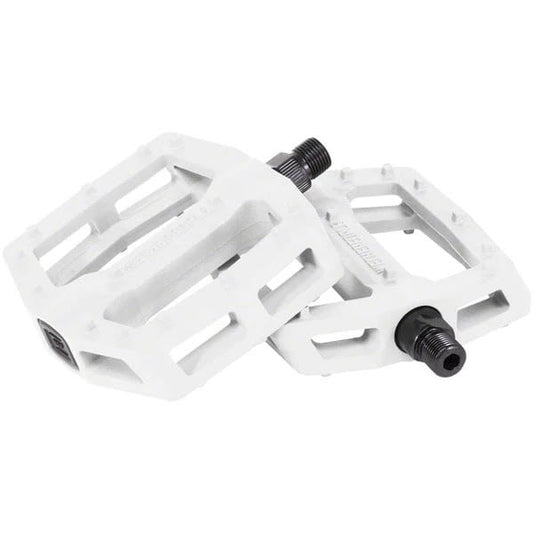 We The People Logic Pedals - Platform, Composite/Plastic, 9/16", White